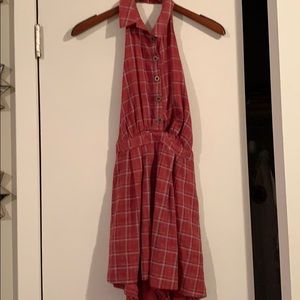 Urban Outfitters Button Up Halter Romper
